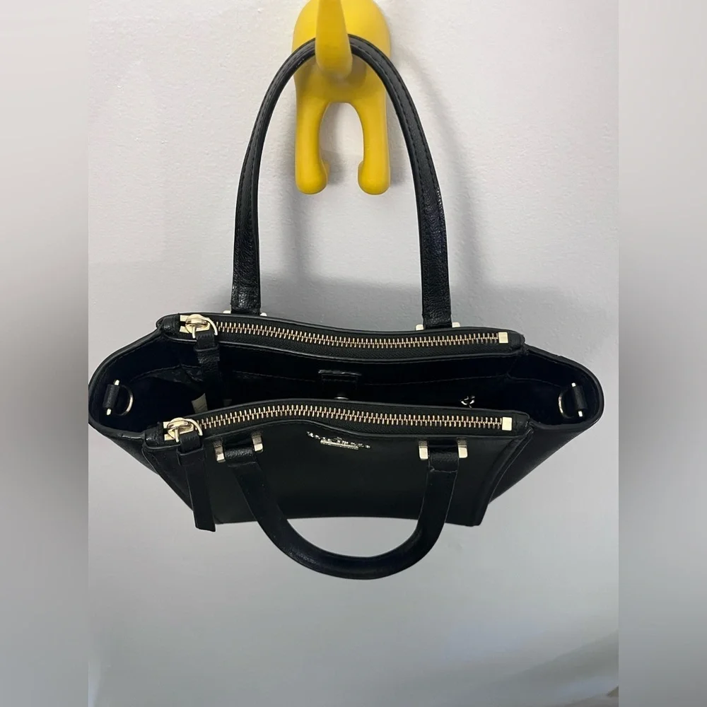 kate spade New York Patterson Drive Mini Kona Black Pebbled Leather Satchel